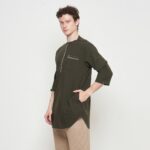 AS SAFWA Baju Koko Kurta K161 3/4 - Nizam Lengan 3/4